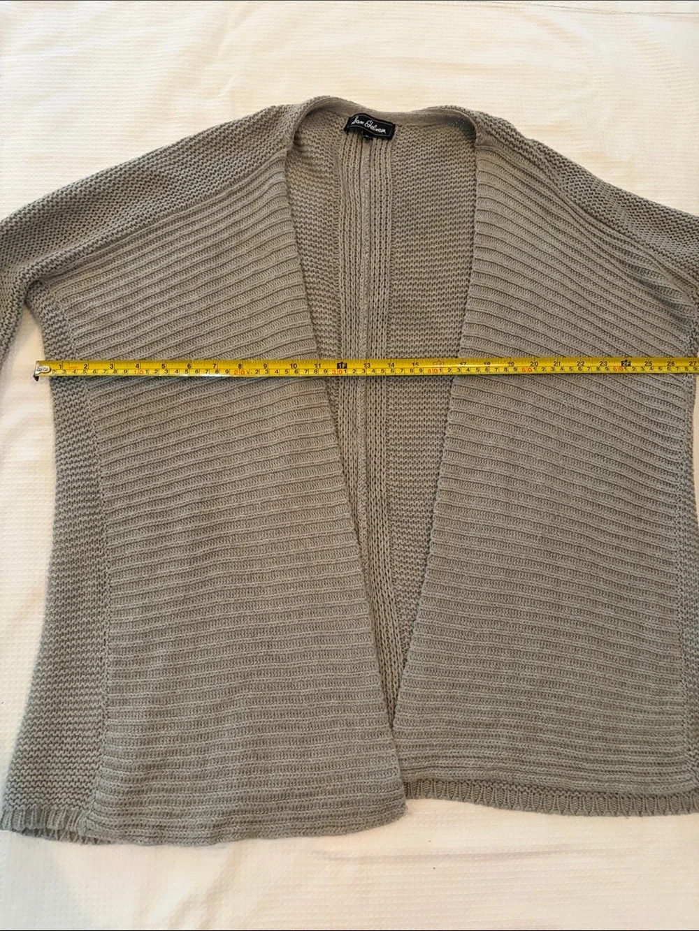 Sam Edelman grey Open-Front Knit Cardigan size M